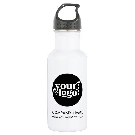 18 oz Personalisierte Wasserflasche mit Firmenlogo (Vorderseite)