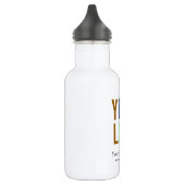18 oz Wasserflasche aus Edelstahl mit Ihrem Busin (Links)