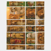 18 Personalisierte Vorlage für FotoCollage Fleecedecke (Vorderseite)