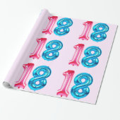 18 Pink Wrapping Paper Geschenkpapier (Ungerollt)