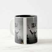18½ Poster-Tasse Zweifarbige Tasse (Vorderseite Links)