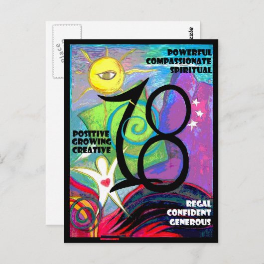 18 Postkarte (Vorne/Hinten)