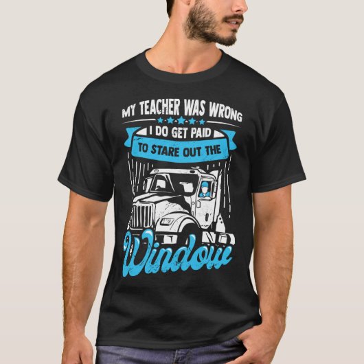 18 Rad für einen Lkw-Fahrer T-Shirt (Vorderseite)