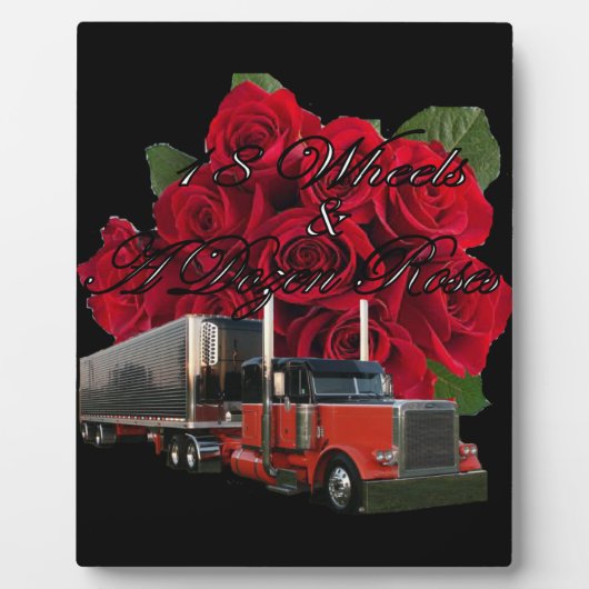 18 Räder und ein Dutzend Rose Fotoplatte (Vorderseite)