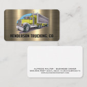 18 Rollkrafträder | Metallisches Gold Visitenkarte (Vorne/Hinten)