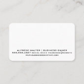 18 Rollkrafträder | Metallisches Gold Visitenkarte (Rückseite)