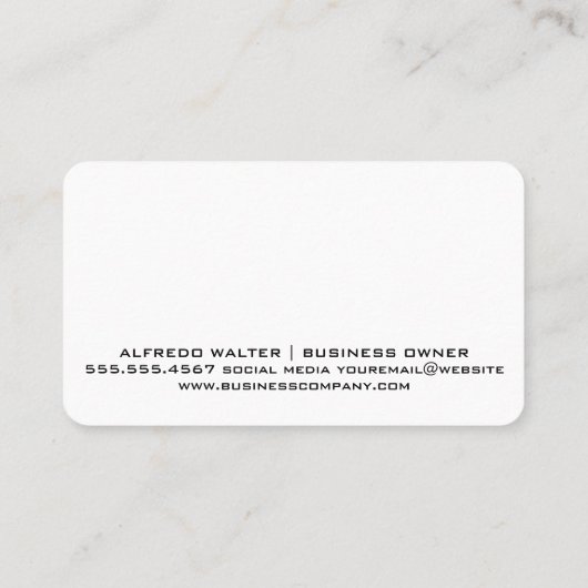 18 Rollkrafträder | Metallisches Gold Visitenkarte (Rückseite)