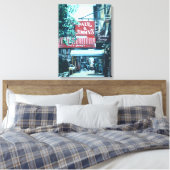 18. Street Sparkle Leinwanddruck (Insitu (Schlafzimmer))