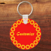 18 Stunden in einer Tagesvorlage v1 Schlüsselanhänger (Vorderseite)