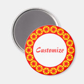 18 Stunden in Tagesvorlage Magnet (Vorderseite/Rückseite)