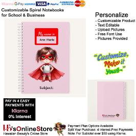 18 Super-Heldinnen Schreibwaren Schüler Studenten Notizblock