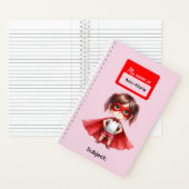 18 Super-Heldinnen Schreibwaren Schüler Studenten Notizblock (Innen)