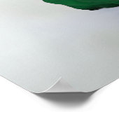 18 Tabelle Elegant Emerald Green Rose Seating Char Poster (Ecke)