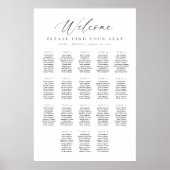 18 Tabellen - Begrüßungsdiagramm Poster (Vorne)