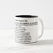 18 US-Code Kapitel 115 Tasse (VorderseiteRechts)