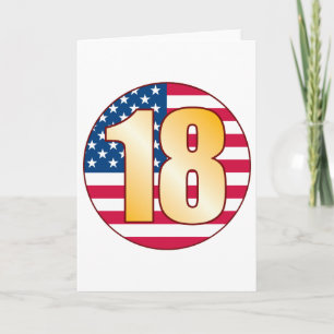 18 USA Gold Karte