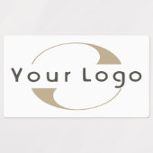 18 Wasserfeste Aufkleber Firma Logo Wasserflasche (Design 2)