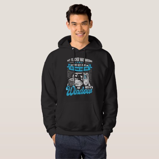 18 Wheeler for a Truck Driver Hoodie (Vorne ganz)