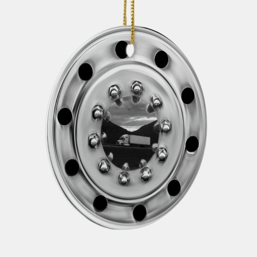 18 Wheelin' Keramik Ornament (Rechts)