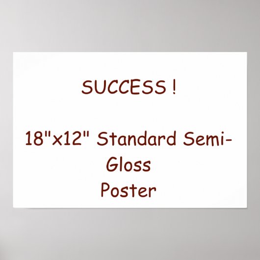 18"x12" Standard-Hochglanzposter Poster (Vorne)