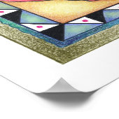 18"X18" ARCHIVALDRUCKER - COOLE BÄNDE! Kaffeekunst Poster (Ecke)