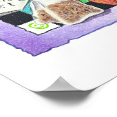 18"x24" ARCHIVALDRUCKER - MAD ÜBER TEA-PARTY Poster (Ecke)