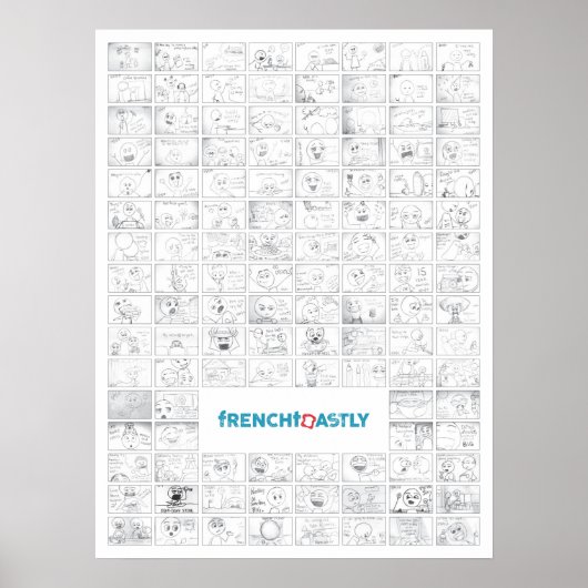 18" x 24" 120 Tage Projektplakat, Glanzpapier Poster (Vorne)