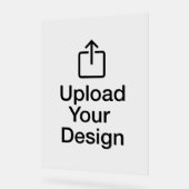 18" x 24" Acrylzeichen, Design hochladen Acrylschild (Winkel)