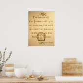 18" x 24" Doktor des Zukunftsplanes Poster (Küche)