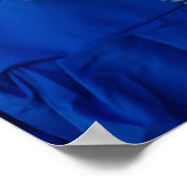 18" x 24" Foto Abschluss Blue Paper Poster (Ecke)
