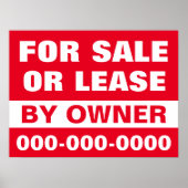 18" x 24" für Verkauf oder Leasingpapier Poster (Vorne)