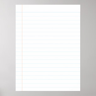 18"x 24", großes Notizbuch-Poster Poster