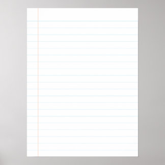 18"x 24", großes Notizbuch-Poster Poster