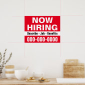 18" x 24" Jetzt mieten und beschreiben Paper Poste Poster (Küche)