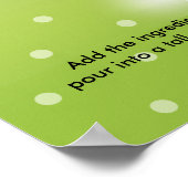 18" X 24" POSTER - PINA COLADA RECIPE COCKTAIL ART (Ecke)