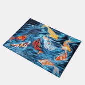 18" x 24" Tür-Matte. VIEL GLÜCK! Foto der Malerei Fußmatte (Schrägansicht)