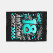 18 Year Old For Boys 18th Birthday Boy 18 Year Old Fleecedecke (Vorderseite (Horizontal))