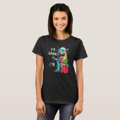18 Years Old Fa Rawr I'm 18 Dinosaur 18th Birthday T-Shirt (Vorne ganz)