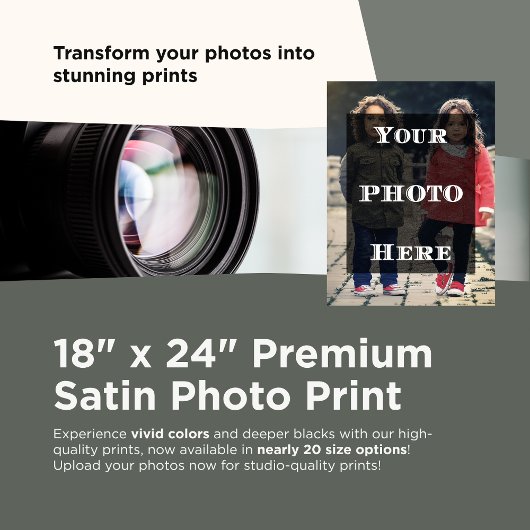 18 Zoll x 24 Zoll Premium Satin Foto Print
