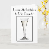 18th and 21st Birthday Cards Karte (Gelbe Blume)
