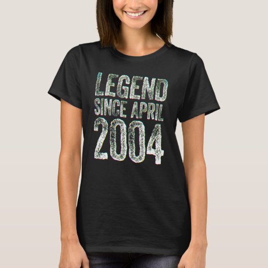 18th Birthday March Born 18 Years Legend Since 20 T-Shirt (Vorderseite)