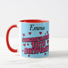 18th birthday Mug Tasse