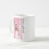 18th Birthday Photo college Party  Kaffeetasse (Vorderseite Links)