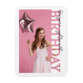 18th Birthday Photo college Party  Magnet (Vertikal)