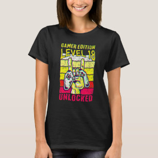 18th Birthday Video Gamer Edition Level 18 Unlocke T-Shirt