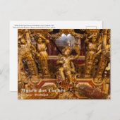 18th c. Coach Detail. Museu dos Coches. Lissabon Postkarte (Vorne/Hinten)