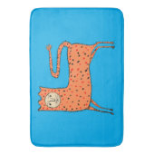 18th C English Primitive Lion Badematte (Vorderseite Vertikal)