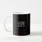 18th Square Root 324 18 Jahre Kaffeetasse (Links)