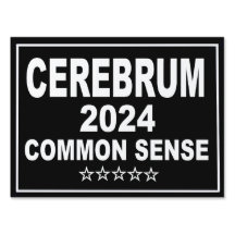 18x24" Cerebrum 2024 Zeichen für gesunden Menschen