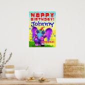 18x24" GiggleBellies Peanut Birthday Star Poster (Küche)